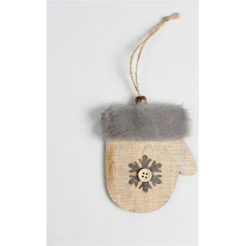 Vánoční dekorace Dřevěná vánoční ozdoba C608 2