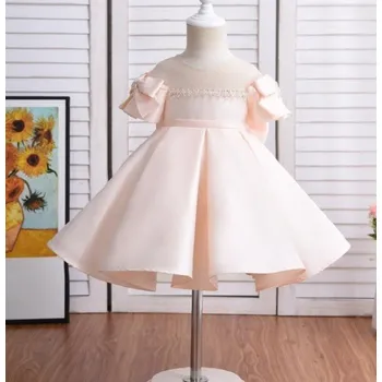 Dívčí šaty Dívčí šaty N563 krémová 6