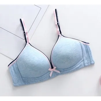 Podprsenka Podprsenka s pruhovanými ramínky modrá 70B