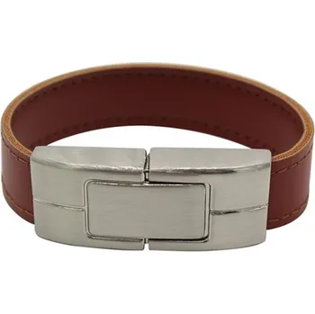 Ukládání dat USB flash disk náramek hnědá 32GB