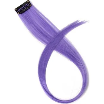 Paruka Clip in příčesek 50 cm G3011 fialová