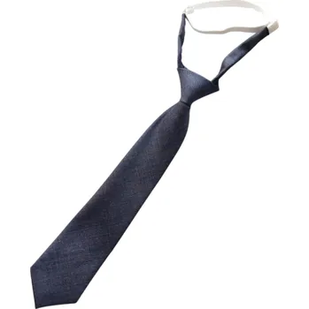 Kravata Dětská kravata s elastickou gumou kolem krku 36 x 7 cm Předvázaná kravata pro děti Elegantní dětský doplněk na svatby, oslavy a další formální události šedá