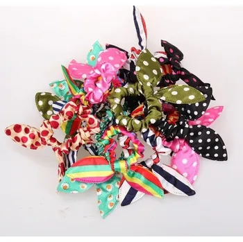 Gumičky do vlasů s ouškama - 12 ks