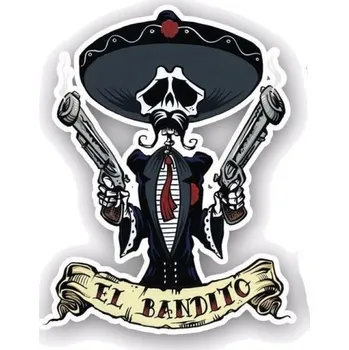 Samolepicí dekorace na vozidlo Samolepka na auto El bandito
