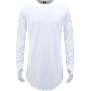 Pánské tričko s dlouhým rukávem T2390 bílá XS