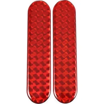 Samolepicí reflexní pásky 2 ks červená