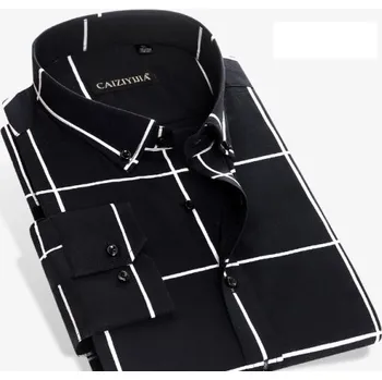 Pánská košile Pánská košile A2837 černá XS