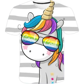 Dívčí tričko Dívčí tričko s jednorožcem B1521 14 E