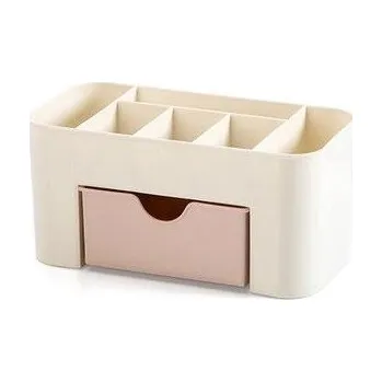 Kosmetická taška Kosmetický organizér plastový J696 růžová