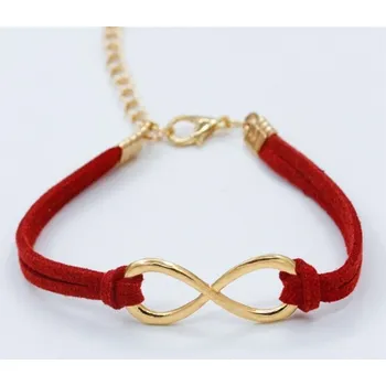 Náramek Náramek nekonečno J3052 červená