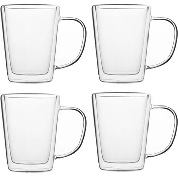 Odpadkový koš monzana® Sada dvoustěnných sklenic na čaj 250 ml – 4 ks