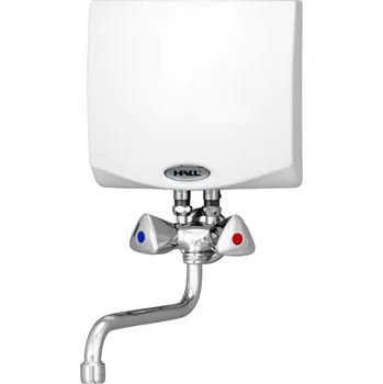 Bojler Hakl MK Průtokový ohřívač s nástěnou beztlakovou baterií, 4,5kW, 20cm IconicLine, HA02MKSET1145