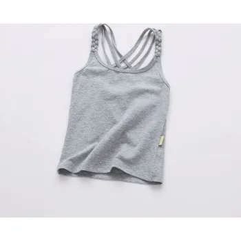 Dívčí tílko B1598 šedá 4