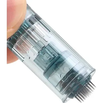 Jehlové nástavce do dermapera 10 ks Vyměnitelné 42 jehlové hlavice do mikrojehličkového pera Náplně do nástroje pro mezoterapii Kompatibilní s Dr. Pen M8