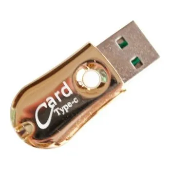 Ukládání dat USB-C / USB čtečka Micro SD paměťových karet K932 žlutá