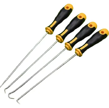 Sada nářadí Sada montážních háků 4 ks Sada k demontáži těsnících kroužků Sada šroubováků na těsnění automobilového oleje 25 cm&nbsp;Nářadí pro automechaniky