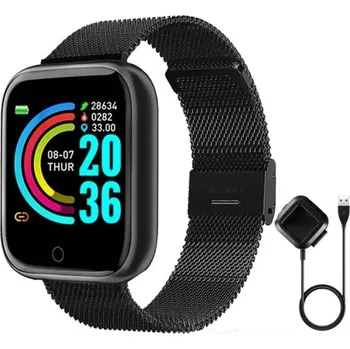 Chytré hodinky Chytré hodinky s nabíječkou K1389 černá