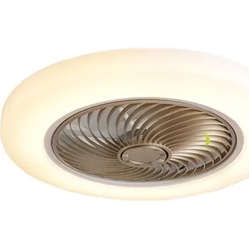 Domácí ventilátor Stropní ventilátor Stropní ventilátor s LED světlem a ovládáním přes aplikaci 220 V 52 x 20 cm zlatá