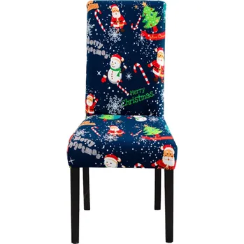 Vánoční dekorace Vánoční potah na židli Santa Claus 6