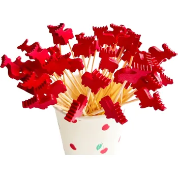 Párátko a napichovátko Vánoční napichovátka se sobem 100 ks