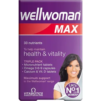 Fitness strava Vitabiotics Wellwoman Max 84 kapslí