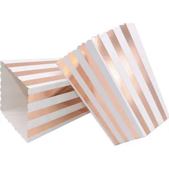 Krabička na popcorn 12 ks růžová 1