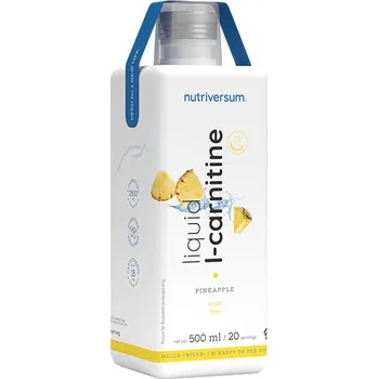 Spalovač tuku Nutriversum L-Carnitine 2500 mg FLOW 500 ml Příchuť: ananas
