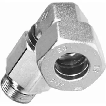 Instalatérský materiál Rotační koleno 90° s kuličkovým ložiskem M30x2vně^D 20mm Parker DG104/20SMHDCF