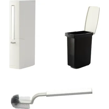 WC štětka Odpadkový koš se štětkou na WC