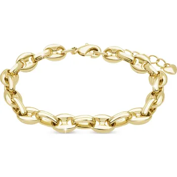 Náramek Pozlacený náramek spojená oka 2815