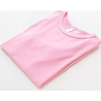 Dívčí tričko Dětské tričko s dlouhým rukávem B1580 světle růžová 2