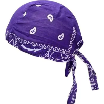 Čepice Unisex šátek na hlavu fialová