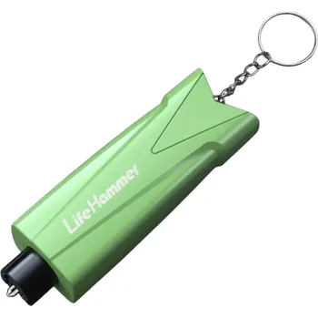 Polep vozidla Rozbíječ oken do auta 12x7,5 cm Multifunkční nouzové kladivo ABS Únikové bezpečnostní zařízení pro rozbití skla a záchranu ve vozidle zelená