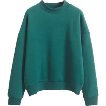 Dámská mikina Jednobarevná dámská mikina zelená XL