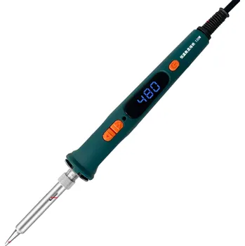 Páječka Digitální páječka s nastavitelnou teplotou 200-600°C Elektrická pájecí pistole Elektrická hrotová pájka s digitálním displejem 120 W 220V