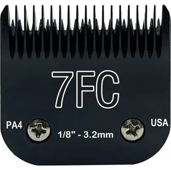 Náhradní střihací hlavice pro strojky Andis, Wahl, Oster, Furzone, Laube, Heiniger a Conair Profesionální ocelová hlavice na stříhání zvířat 3,2 mm Model 7FC