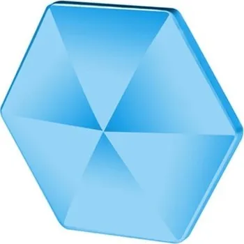 Gadget Spinner pro děti šestiúhelník modrá