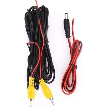 Kamera do auta RCA kabel a napájecí kabel pro parkovací kameru 6 m