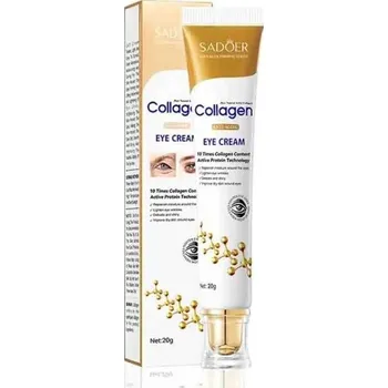 Pleťová maska Hydratační kolagenový oční krém Zpevňující péče proti kruhům pod očima Odstraňovač váčků a opuchlin Intenzivní regenerace pleti 20g