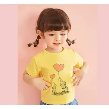 Dívčí tričko se slonem žlutá 5 C