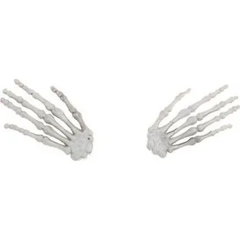 Karnevalový doplněk Dekorace kostra ruky 6,5 x 3 cm