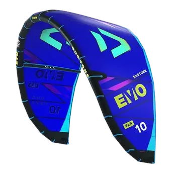 Drak pro kitesurfing kite DUOTONE Evo SLS 9 blue/light-grey one size One Size