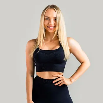 Podprsenka GymBeam Sportovní podprsenka Infinity I - STRIX Velikost: S, Barva: černá