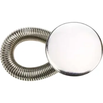 Pokrývka hlavy Prodlužovač pasu na knoflík s pružinou 35 x 17 mm Elastické rozšíření džínů Bez šití Pohodlné nošení Nastavitelný pas Těhotenství Cestování stříbrná