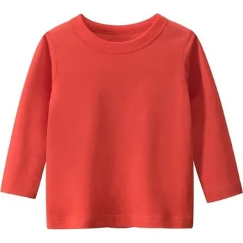 Dívčí tričko Dětské tričko s dlouhým rukávem B1479 červená 7