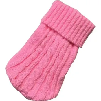 Obleček pro psa Psí svetr 1 - 2 kg Pletený svetr pro malé psy Hřejivý a pohodlný obleček pro štěňata Zimní a podzimní ochrana proti chladu Stylové psí oblečení růžová