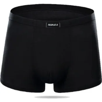 Pánské spodní prádlo Pánské bambusové boxerky černá XL