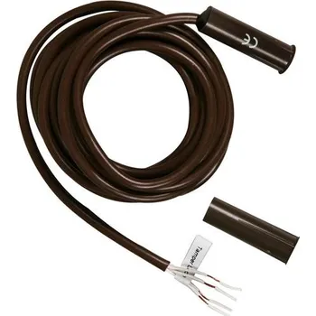 Bezpečnostní detektor Magnetický kontakt závrtný TAP-20T hnědý