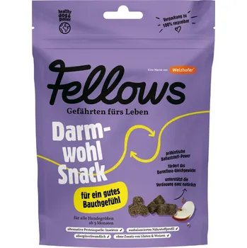 Pamlsek pro psa Fellows Hmyzí funkční pamlsky na dobré trávení, 125 g