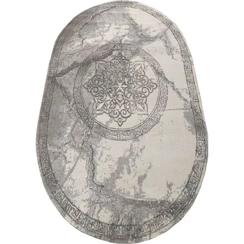 Koberec Kusový koberec VISTA 04 ovál Versace 1cm až 1,9cm VISTA 20/20/150 80x150 Šedá